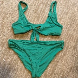Green bikini